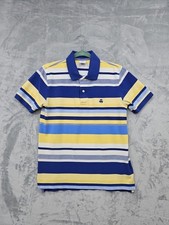 Brooks Brothers 346 Performance Polo Slim Fit Shirt Mens M Medium Cotton Striped
