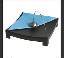 Saviet Napkin Holder Weighted Pendulum Stand Black Blue Fabric Gift UK Table