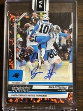2025-26 Panini Instant NFL #197 Ryan Fitzgerald Carolina Panthers AUTO MAGMA 1/1