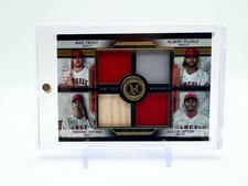 2019 Topps Museum Collection /25 Trout Shohei Ohtani (Bat) Pujols Upton Jersey