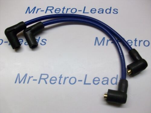 BLUE 8.5MM PERFORMANCE IGNITION LEADS FOR HARLEY DAVIDSON HIGH 11" LONG QUALITY - Picture 1 of 3