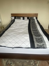 Queen Size Wooden Bed Frame Plus Brand New Mattress Included