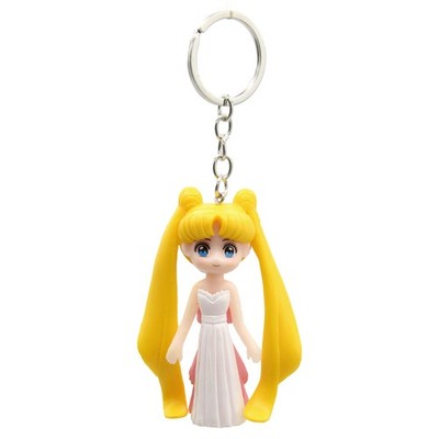 PRINCESS SERENITY Sailor Moon 3 in. Keychain Action Figure (Usagi Tsukino Anime)