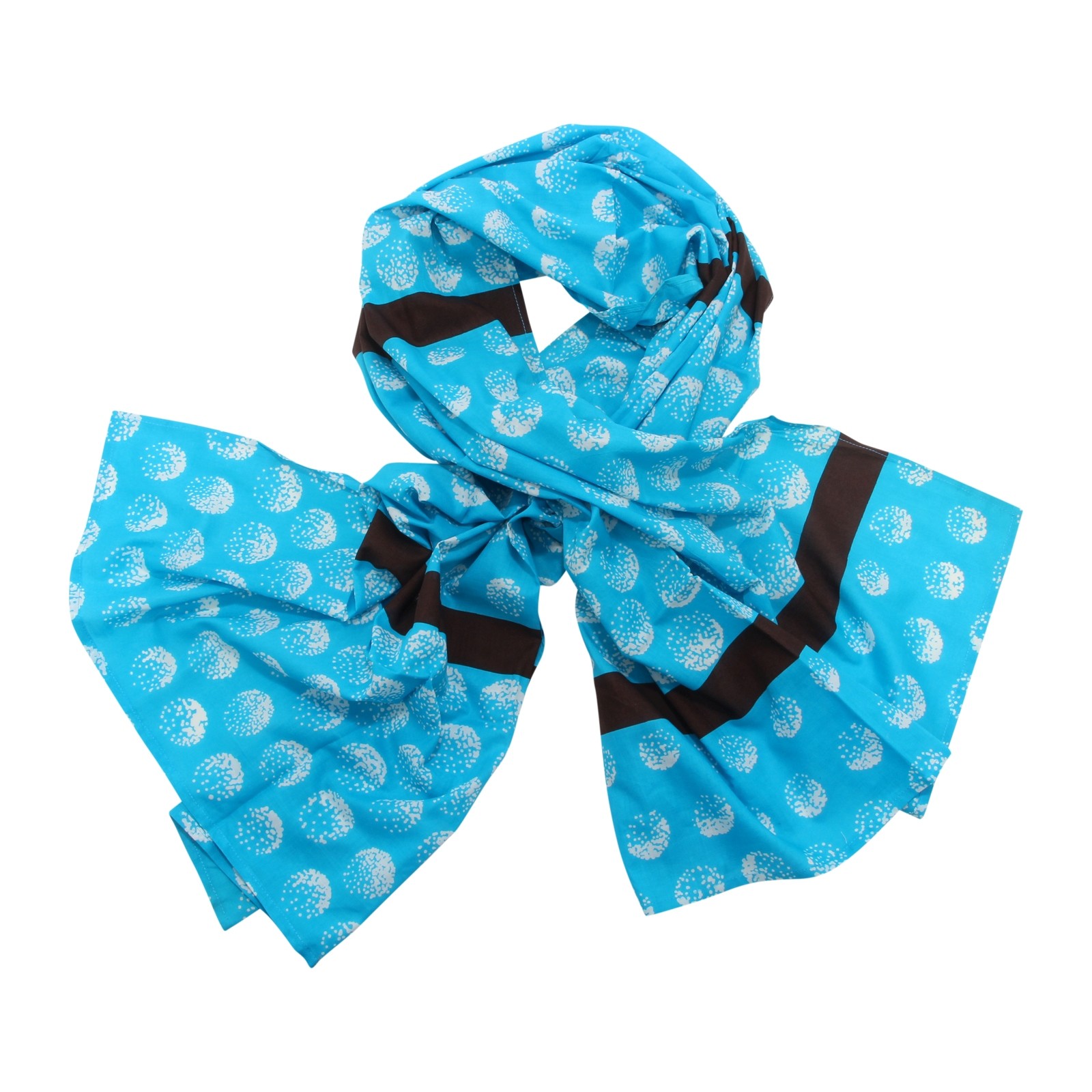 O5109 SCIARPA DONNA NO BRAND WOMAN COTTON SCARF 194x82 cm 12590₽