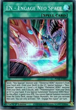 Yugioh EN - Engage Neo Space POTE-EN051 1st Edition Super Rare NM