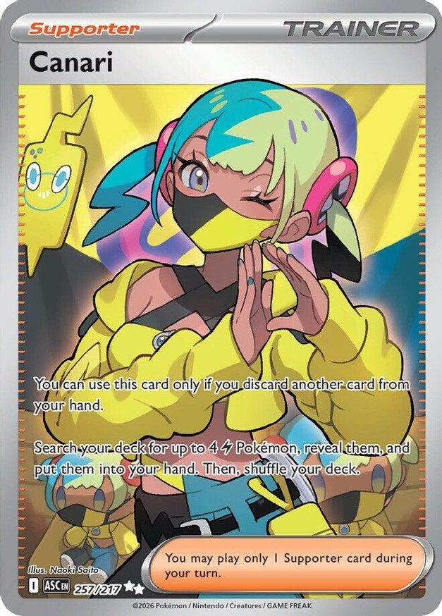 Pokemon Canari (257/583) Ascended Heroes LP HOLO