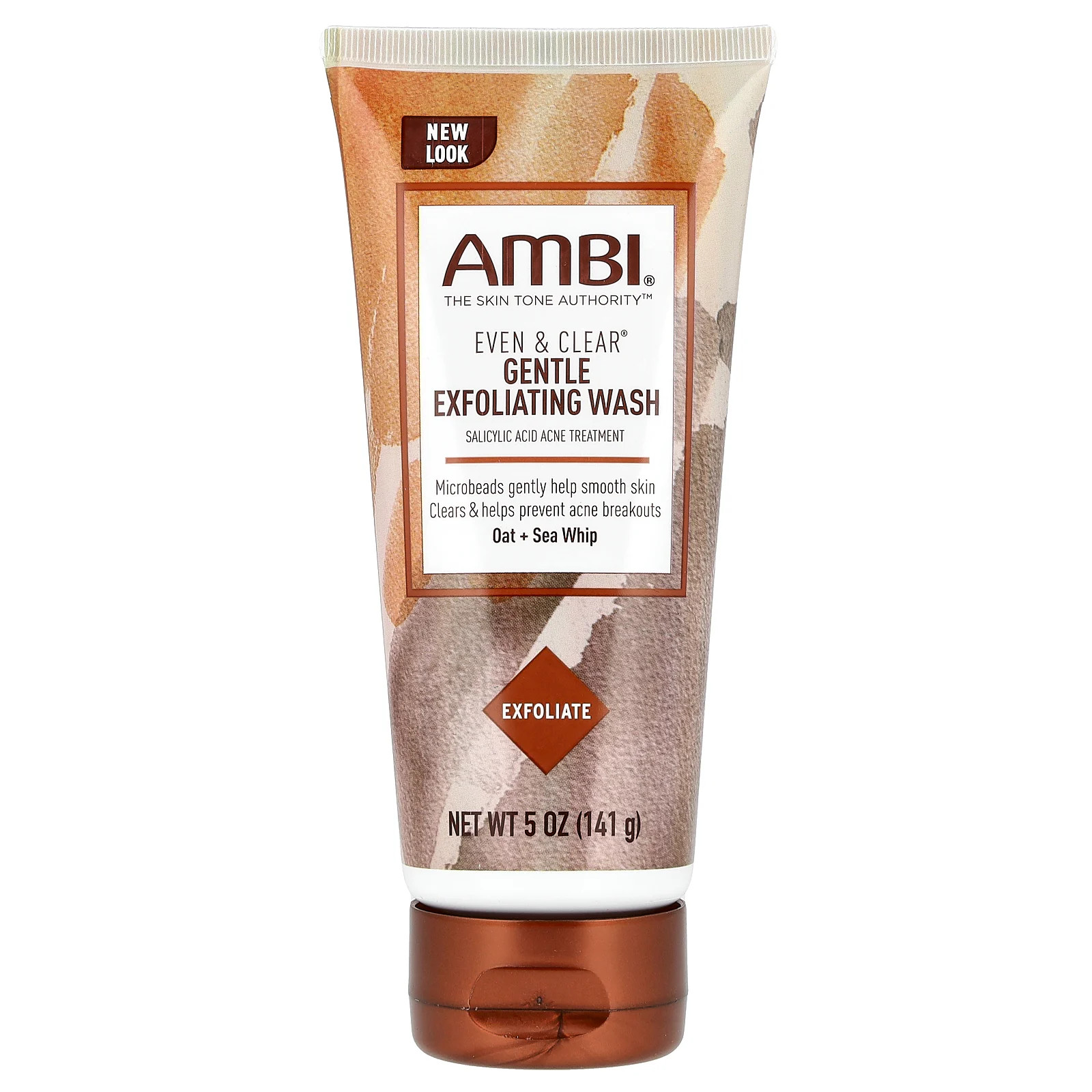 Равномерное и чистое нежное отшелушивающее средство для умывания Овсяные хлопья морская соль 5 унций 141 г 2790₽