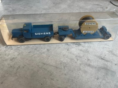 Wiking 1:87 Bussing 8000 Siemens + low loader with cargo * C21 *