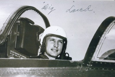 Dean Diz Laird Signed Autograph 4x6 Photo Navy Pilot ETO PTO Pilot 138 Missions