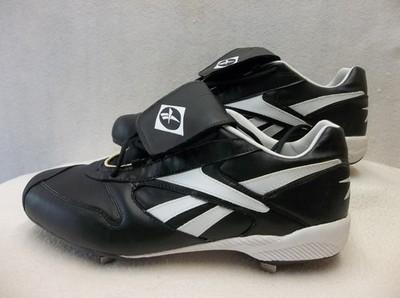Reebok Rival Low Baseball/Softball Cleats Men's Sz 15US Black/White