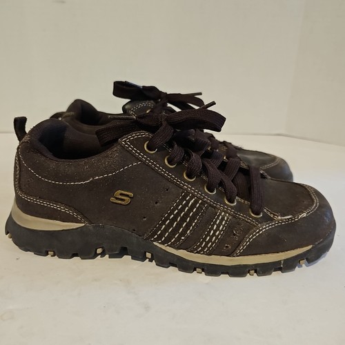 Skechers Grand Jam Size 7 Women's brown Leather Suede Shoes sn 46397 Comfy Cute