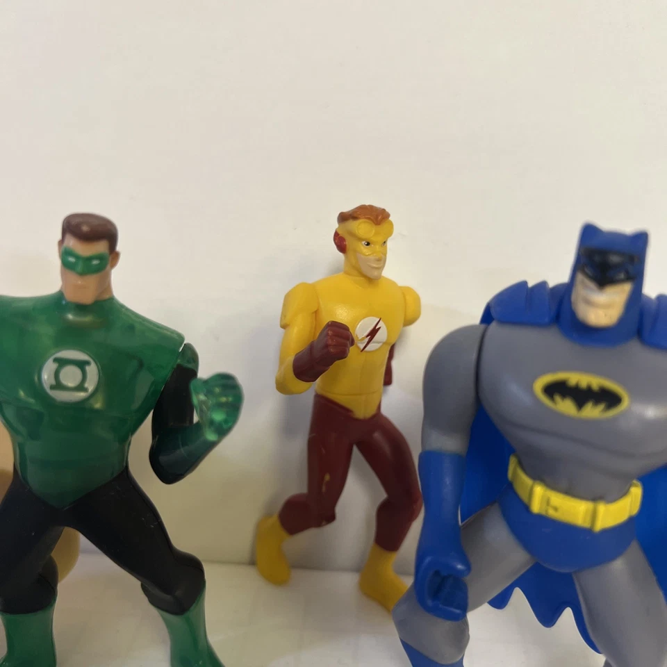 DC Comics Justice League Unlimited & Young Justice Toy Lot of 5 McDonald's - Image 3 of 4