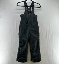 Swiss Tech Snow Bib Overalls Kids S Insulated Water Repellent Adjustable Black