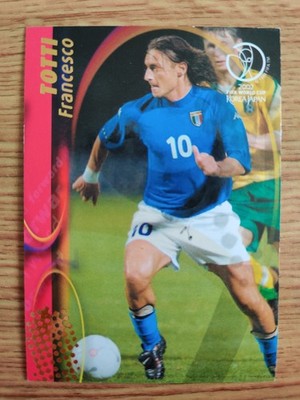 Panini FIFA World Cup 2002 Japan Korea Francesco Totti Italy Football Card #73