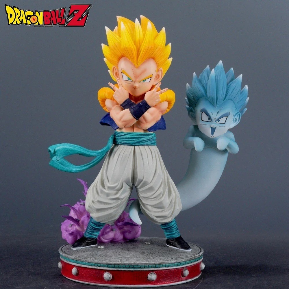 Figurine Gotenks Dragon Ball de 24cm pour décorer un bureau de gamer