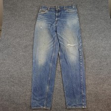 Vintage Levis 550 Jeans Mens 36x36 34x34 Blue Tapered Distressed Orange Tab
