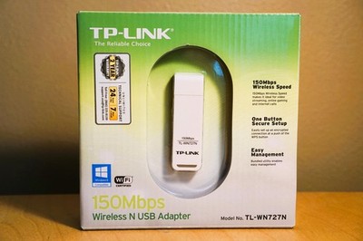 TP-Link Wireless-N 150Mbps USB 2.0 Adapter | 802.11 n/g/b | TL-WN727N Ver 4.1