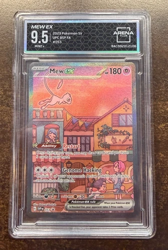 Pokémon TCG 2023 Ultra Premium Collection Mew EX Promo Card #53 Arena Club 9.5