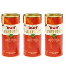3x BOH Cameronian Gold Blend Black Tea Leaves 450g Malaysian Tea