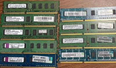 18GB (2GB x 9) Kingston, Hynix, HP 2GB RAM 2Rx8 1Rx8 PC3-10600U