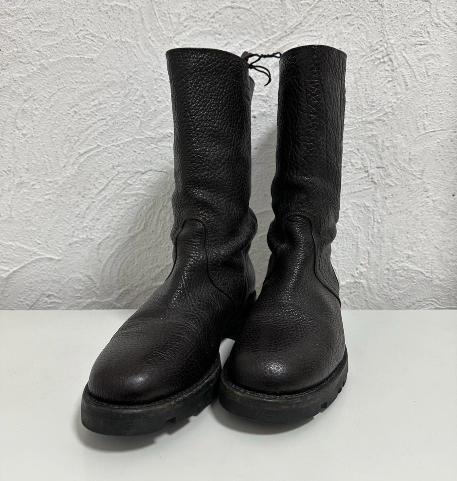 Botas de Cuero Jil Sander Ajuste Estrecho Hechas en España Talla 40 (Plantilla 26 cm) Foto 4 de 4