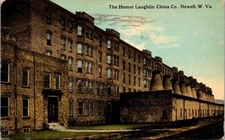 Homer Laughlin China Co Newell WV 1913 Postcard D47
