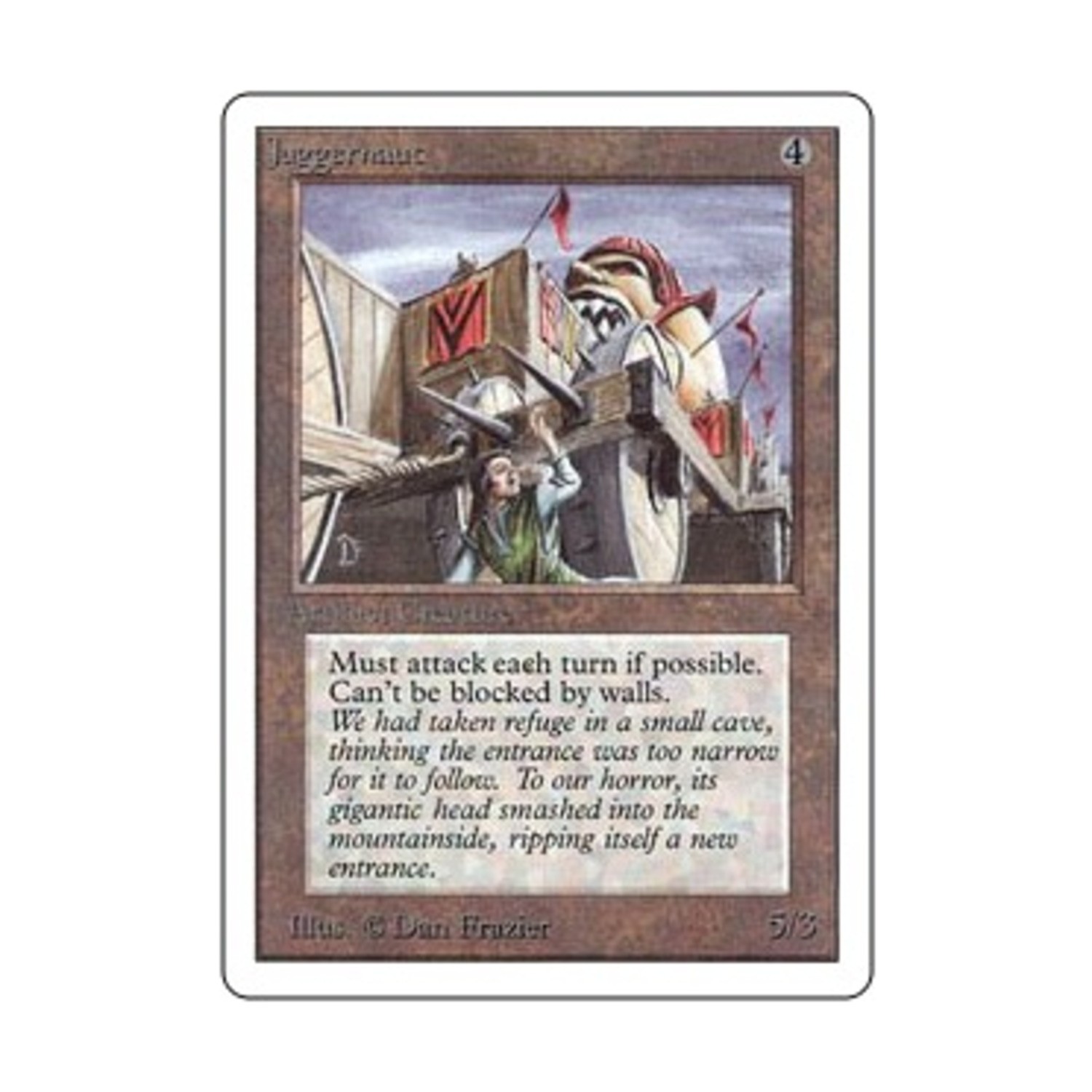 WOTC MtG Unlimited Juggernaut (U) Fair