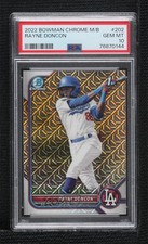 2022 Bowman Chrome Prospects Mega Box Mojo Refractor Rayne Doncon PSA 10 g6p