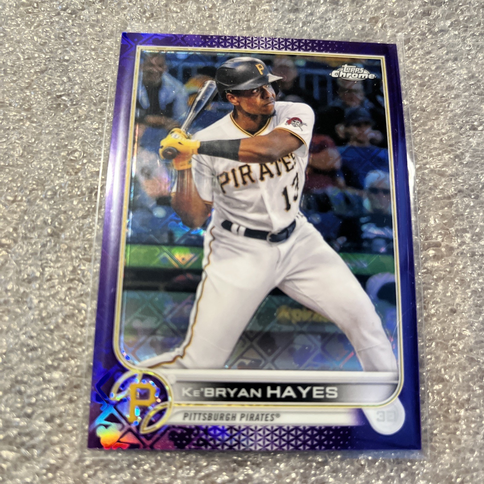2022 Topps Chrome Logofractor Edition - Ke'Bryan Hayes #38 Purple Refractor /250