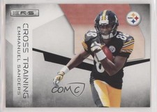 2010 Panini Rookies & Stars Cross Training Emmanuel Sanders #18 c7w