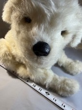 Working FurReal Friends Animated White Puppy Plush Dog 12" Interactive
