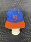 Vintage New York Mets Baseball Hat NY MLB Retro Skyline Logo NYC