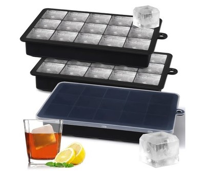 Silicone Ice Cube Tray, Pack of 3 Ice Cube Trays & Ice Cube Trays, Ice Cube Ball