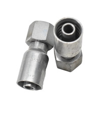 Lot of 2 Parker 3/8" Hydraulic Hose Fittings 1JC56-6-6 Female Seal-Lok Steel