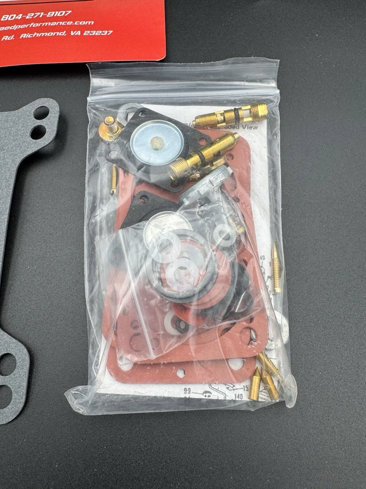 Kit de reconstrucción de carbohidratos de doble bomba DEA Holley 4150 Foto 4 de 4