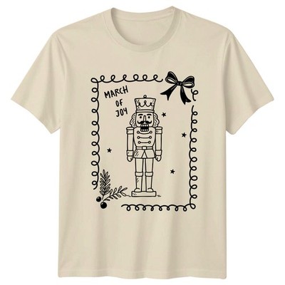 March Of Joy Nussknacker Weihnachten Urlaub Herren T-Shirt Damen Tee Grafik Unisex