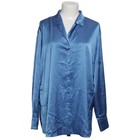 Basler, Bluse, Größe: 48, Blau, Polyester, Einfarbig, Satin, Damen #Mws