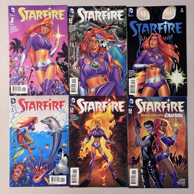 STARFIRE lot of 6 #1 2 3 5 6 7 Amanda Connor / Jimmy Palmiotti 2015 VF/VG Mixed
