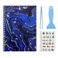Reusable Sticker Book Collecting Album with 80 Sheets Blank Release A5 Size S...