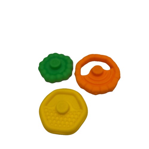 Ubbi Baby Teether Totter Lot De 6 Jouets En Silicone Multi
