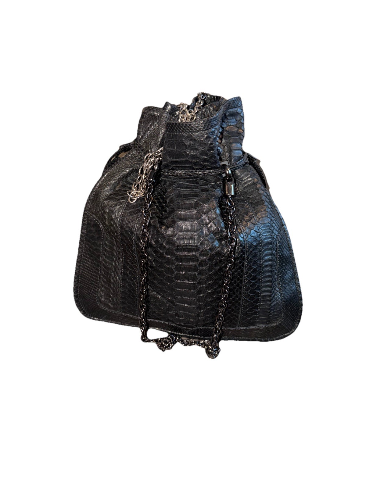 Kate Spade Collect Bucket Bag Python Made In Ital… - image 1