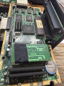 For parts SEGA  MEGA CD console only  HAA-2910 can not working, black screen
