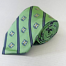 Peter Blair Mint Green Silk Necktie Made In USA 3.5" x 58"