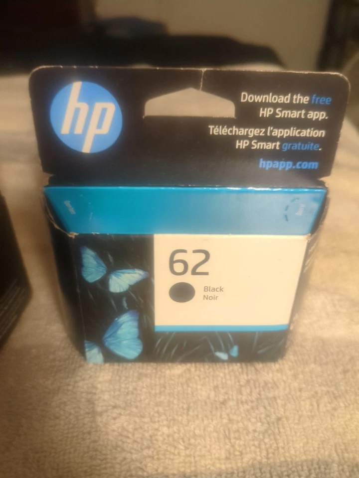 New Genuine HP Combo 62 Black Tri Color Ink Cartridges Exp. 12/26, Blk 04/27 Tri - Image 3 of 4
