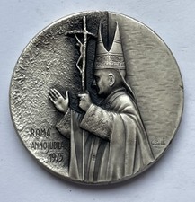 Médaille année 1975 ROMA ANNO JUBILAEI signée G Perelli ( catholique le PAPE )