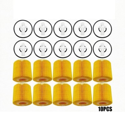 04152-YZZA1 10pcs Engine Oil Filter Kit for Toyota Camry Sienna Highlander RAV4