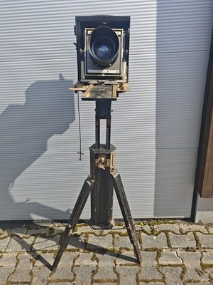 Antike Großformatkamera Carl Zeiss Jena Tessar 300mm   Atelierkamera ca. 1920/30