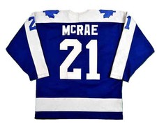 Retro McRae #21 St. Catherine Hockey Jersey Blue Stitched Personlizated Custom