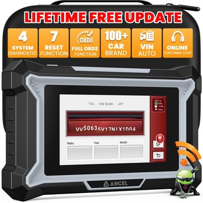 ANCEL DS100 Car OBD2 ABS SRS Engine Transmission Diagnostic Scanner Oil Reset