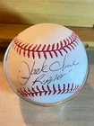 Jack Clark Signed Autographed OML Baseball Selig Ripper Inscribed MLB 978602 FJ